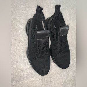 Madden Girl Black Shimmer/ Rhinestone Sneaker NWOT size 7